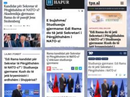 Shkallim i përgjithshëm/ Mbushen mediat me tituj se Rama bëhet shef i NATO