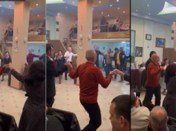 VIDEO/ Meta ia merr valles në Pogradec