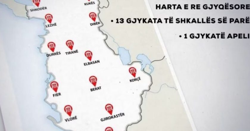 Harta e re gjyqësore në Shqipëri, shqetësime për kostot dhe vonesat në drejtësi