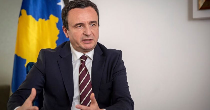 Kurti thirre BE të heqë sanksionet ndaj Kosovës