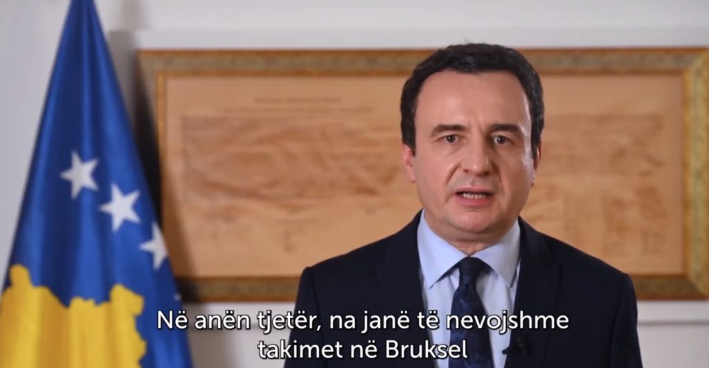 Albin Kurti mesazh në serbisht: Shteti ynë është shtëpia e të gjithëve (VIDEO)