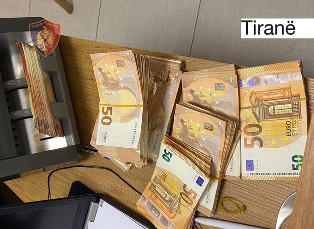 Tiranë, sekuestrohen 60 mijë euro dhe dy llogari me kriptomonedha me vlerë 135 000 euro