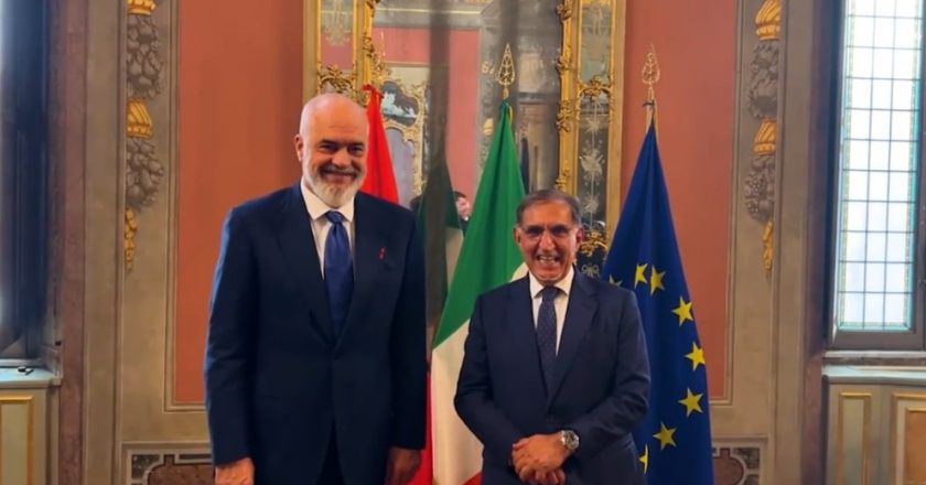 Rama në Itali, takimi i parë me Presidentin e Senatit
