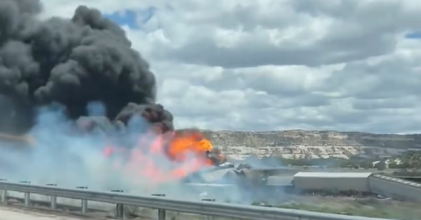 Shpërthen treni me karburant pasi del nga shinat pranë autostradës në jug të SHBA