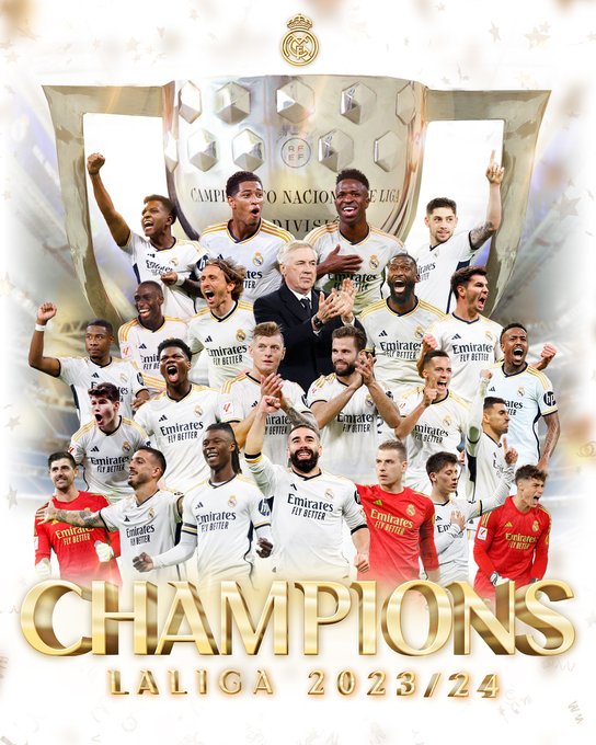 Video   Campeones 36   Real Madrid mbretëron në Spanjë  Barça rrëzohet 4 2 në Girona dhe lejon festën në Madrid
